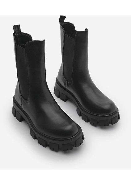 Kadın Günlük Postal Bot Kalın Tırtıklı Taban Lastikli Eslona indirimleri