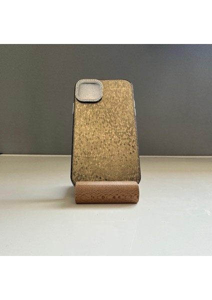 Apple iPhone 15 Pro Max Taşlı Simli Renkli Kılıf