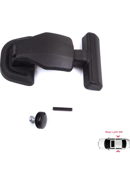 BDP1362 Ford Transit Tourneo Courier C4A B460 Mk1 2014-2023 5-Kapı Için Arka Sürgü Kapı Kelebek Cam Mandalı