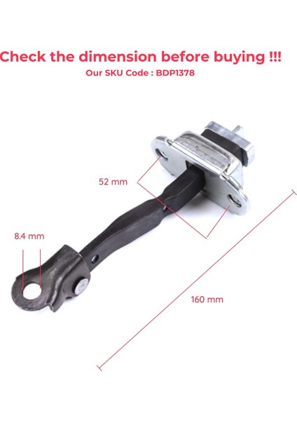 BDP1378 Toyota Camry Mk5 V3 XV30 2001-2006 6861033050 Için Ön Sağ Veya Sol Kapı Gergisi modelleri