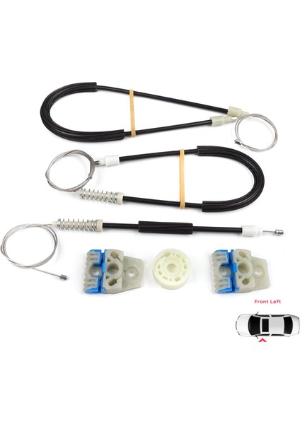 BWR5508 Vw Passat B7 362 365 2010-2014 cc A32 A33 2011-2020 Için Elektrikli Ön Sol Cam Kriko Tamir Seti