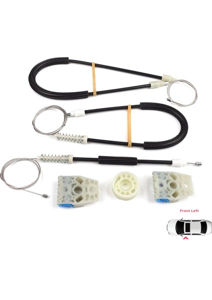 BWR5508 Vw Passat B7 362 365 2010-2014 cc A32 A33 2011-2020 Için Elektrikli Ön Sol Cam Kriko Tamir Seti fiyatları
