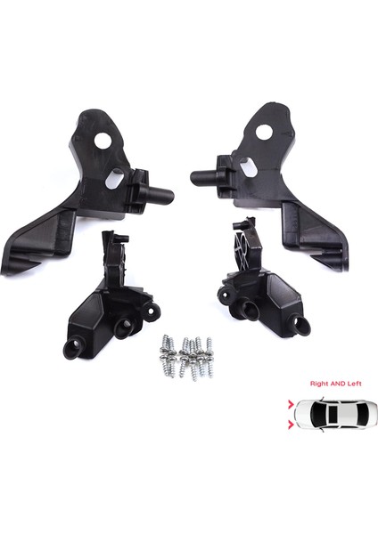 BHL574 Citroen C4 Mk2 B7 Nc 2009-2018 Ds4 Mk1 Nx 2010-2015 6212H1 Için Sağ Sol Ön Far Ayak Tamir Seti fiyatları