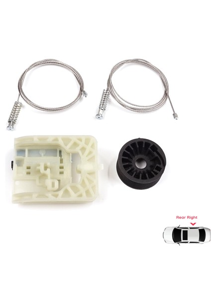 BWR5506 Fiat Egea Tipo Mk2 356 357 2015-ON 4/5 Kapı Için Elektrikli Sağ Arka Kapı Cam Kriko Tamir Seti fiyatları