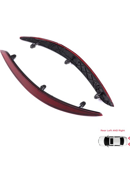 BSP1172 Fiat Egea 2015-ON 4-Kapı Sedan 51998151 51998149 Için Sağ Sol Arka Tampon Reflektörü