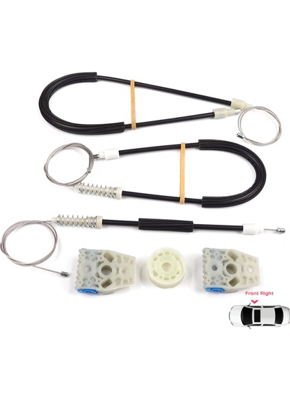 BWR5509 Vw Passat B7 362 365 2010-2014 cc A32 A33 2011-2020 Için Elektrikli Ön Sağ Cam Kriko Tamir Seti fiyatları