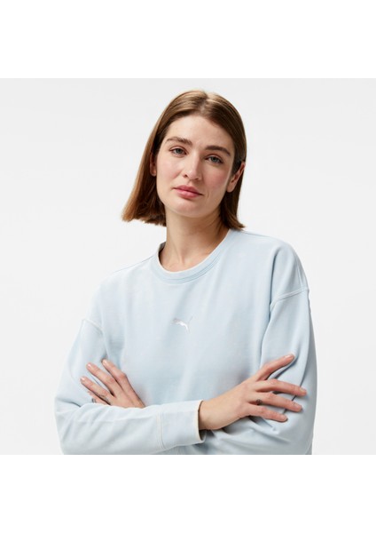 Dare To Relaxed Washed Kadın Gri Günlük Sweatshirt.26 fırsatları