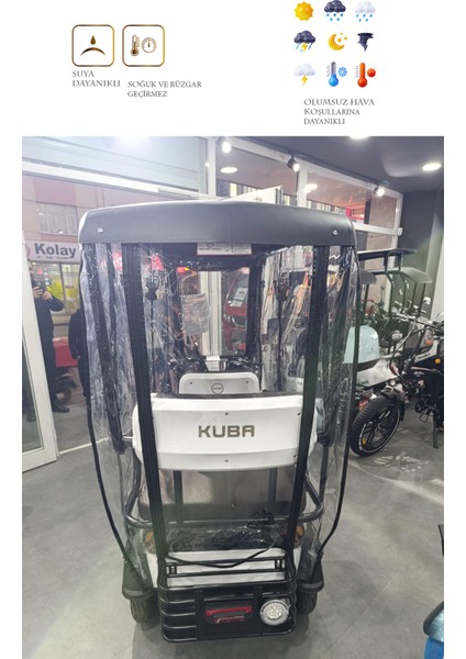 Kuba Optimus Ultra 3 Tekerli Motor Brandası modelleri
