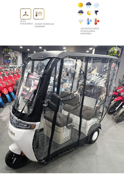 Kuba Optimus Ultra 3 Tekerli Motor Brandası indirimleri