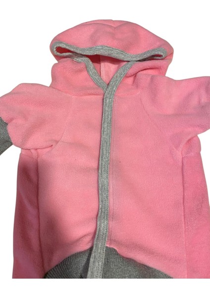 Pink Basic Polar Orta-Büyük Irk Köpek Sweatshirtü