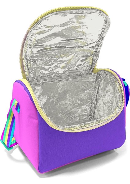 Pembe Pastel Renkli 3’lü Okul Çanta Seti