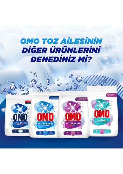 Active Fresh Toz Çamaşır Deterjanı Beyazlar İçin En Zorlu Lekeleri İlk Yıkamada Çıkarır 5,5 KG x3