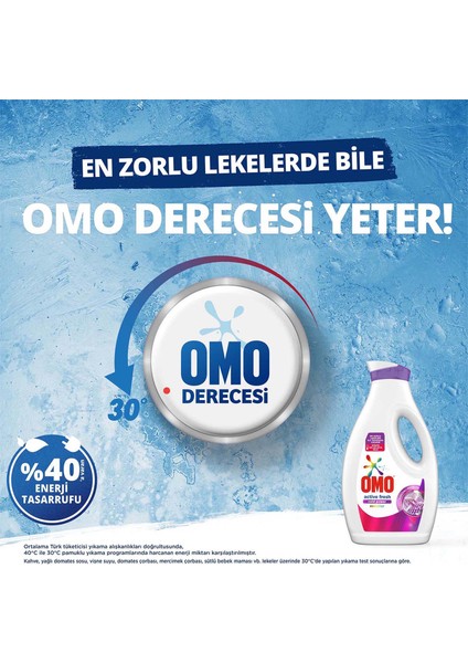 Sıvı Deterjan 1690 Mlx3 Active Fresh Beyazlar + Renkiler + Siyahlar