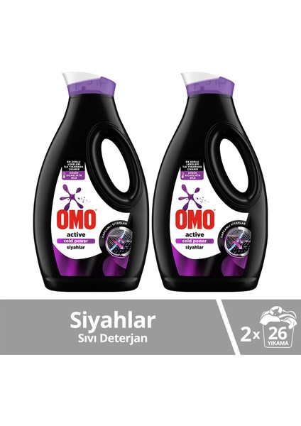 Sıvı Çamaşır Deterjanı Siyah Giysiler Için 1690 ml X2