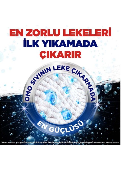 Active Oxygen Etkisi Sıvı Çamaşır Deterjanı Beyazlar İçin Leke Çıkarıcı 1690 ml x2