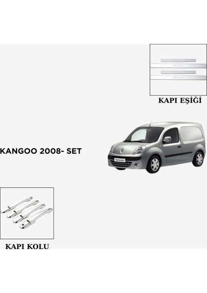 Kangoo 2008- Set Kapı Eşiği-Kapı Kolu
