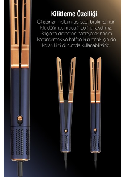 Jolie Hs 1500 Saç Düzleştirici Mavi