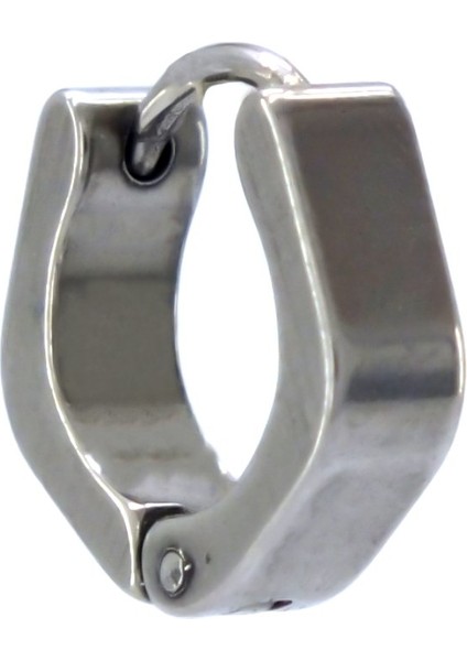 316L Çelik 5mm Beşgen Halka Küpe UNK-717