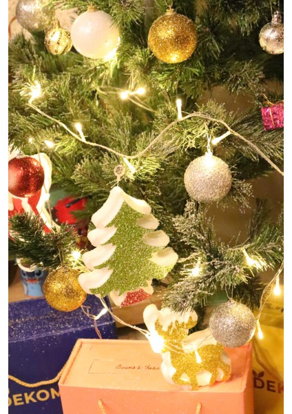 BÜYÜK BOY ÇAM AĞACI SETİ 51 PARÇA SÜSLER DAHİL "YENİ YIL&MERRY CHRISTMAS" SERİSİ fiyatları