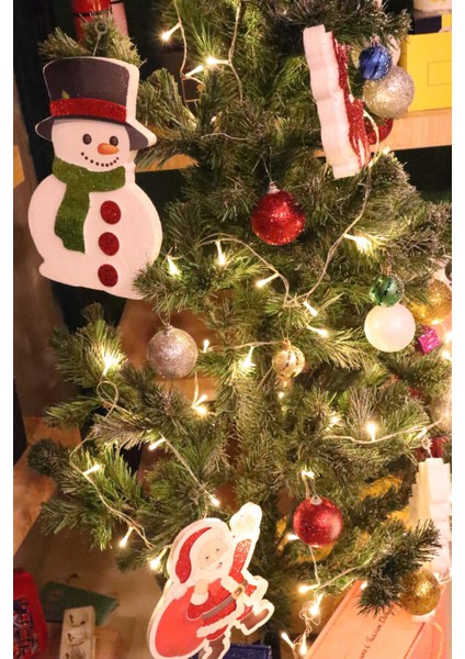 BÜYÜK BOY ÇAM AĞACI SETİ 51 PARÇA SÜSLER DAHİL "YENİ YIL&MERRY CHRISTMAS" SERİSİ fırsatları