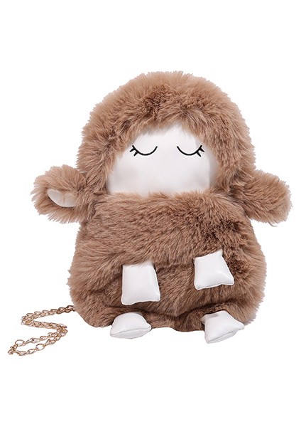 Yeni Karikatür Sevimli Peluş Uyku Kuzu Crossbody Çanta (Yurt Dışından)