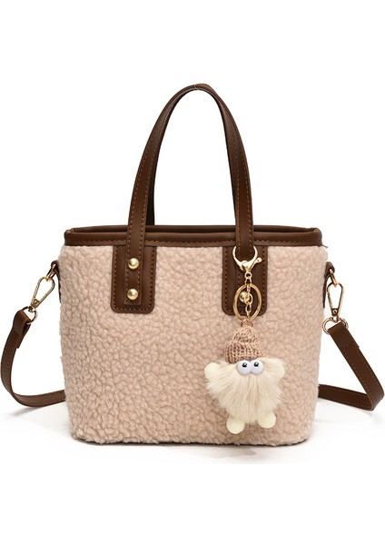 Yeni Peluş Moda Vintage Omuz El Çantası (Yurt Dışından)