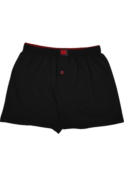 Erkek 6'lı Penye Düğmeli Rahat Karışık Boxer - Özel Premium Paketinde fırsatları