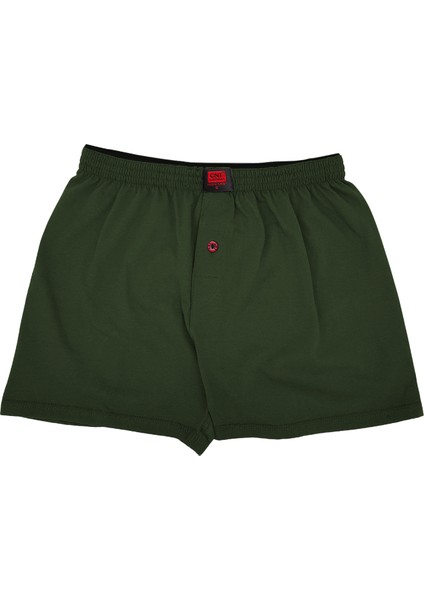 Erkek 6'lı Penye Düğmeli Rahat Karışık Boxer - Özel Premium Paketinde fırsatları