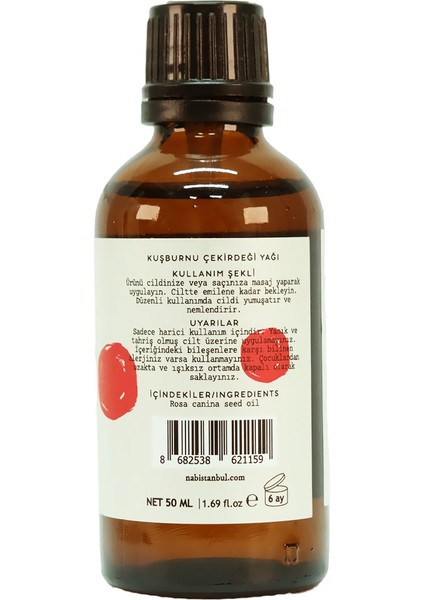 Nab Kuşburnu Çekirdeği Yağı 50 ml