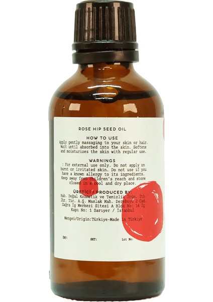 Nab Kuşburnu Çekirdeği Yağı 50 ml