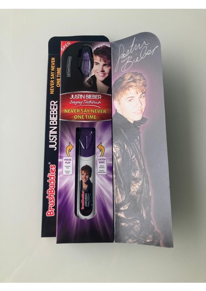 Brush Buddies Justin Bieber Never Say Never & One Time Müzikli Diş Fırçası