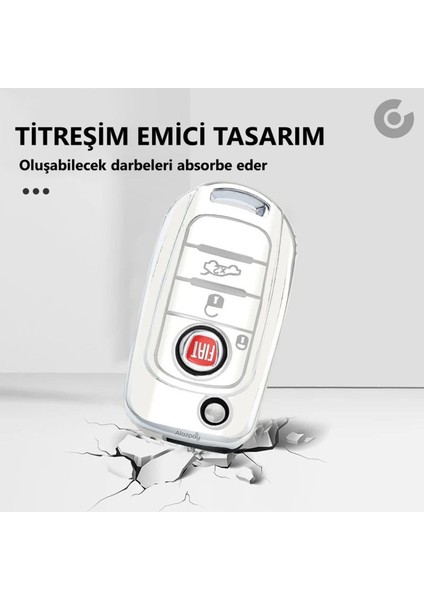 Fiat Egea 500X Tpu Anahtar Kılıfı (1 Adet) modelleri