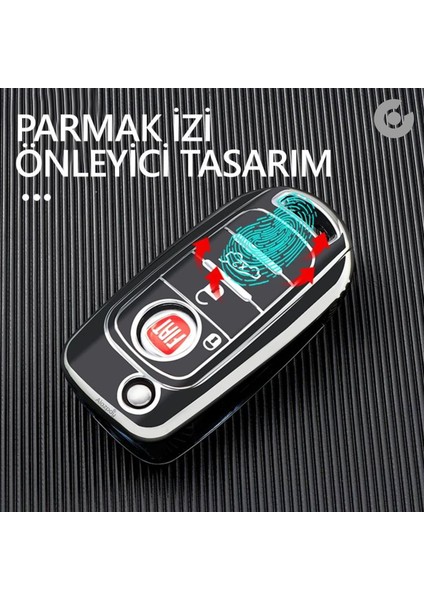 Fiat Egea 500X Tpu Anahtar Kılıfı (1 Adet) fırsatları