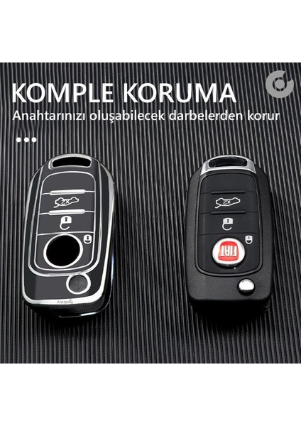 Fiat Egea 500X Tpu Anahtar Kılıfı (1 Adet) indirimleri