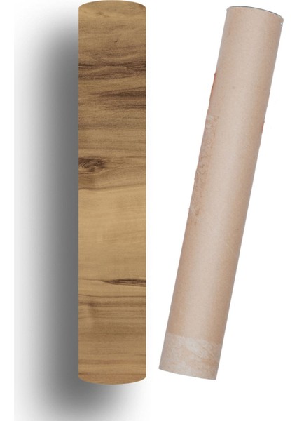 Mutfak Tezgah Üstü Ahşap Desen Kendinden Yapışkanlı Folyo Kaplama 70 cm x 100 cm