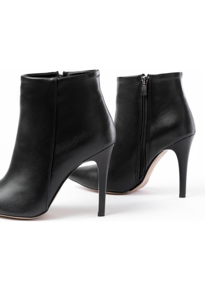 VRT-4802 Siyah Yüksek Ince Topuklu Fermuarlı Kadın Bot indirimleri