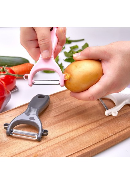 Plastlife Pratik Sebze ve Meyve Soyacağı Paslanmaz Bıçak