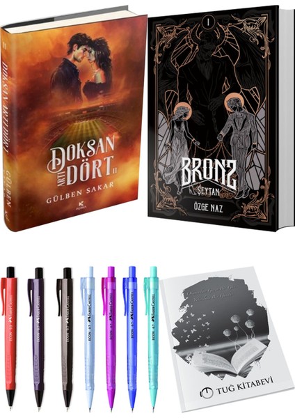 Bronz 1 Şeytan ve Doksan Artı Dört 2 (Ciltli) 2'li Set - Kalem