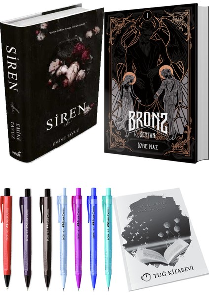 Bronz 1 Şeytan ve Siren İki (Ciltli) 2'li Set - Kalem