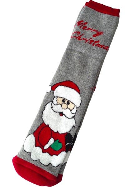 Yılbaşı Temalı Uzun Havlu Çorap Christmas Yeni Yıl