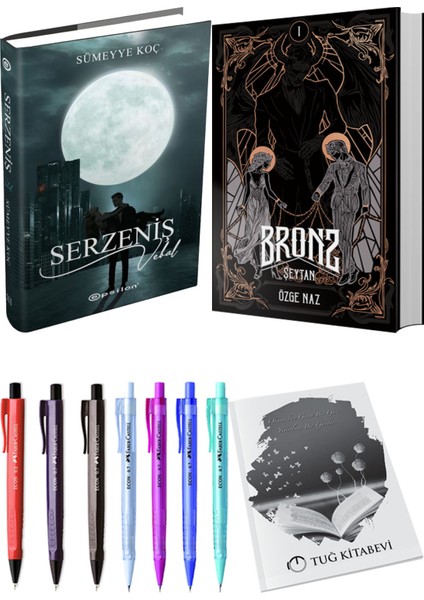 Bronz 1 Şeytan ve Serzeniş III Vebal (Ciltli) 2'li Set - Kalem