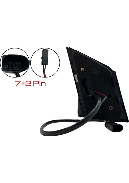 Dış Dikiz Aynası Skoda Citigo 2011-> Elektrikli, Isıtmalı, Manuel Katlanır, Astarlı Kapak, 7+2 Pin indirimleri