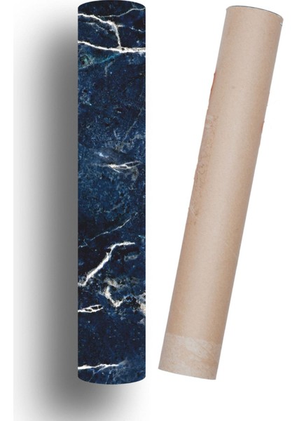 Mutfak Tezgah Üstü Mermer Desen Kendinden Yapışkanlı Folyo Kaplama 70 cm x 100 cm