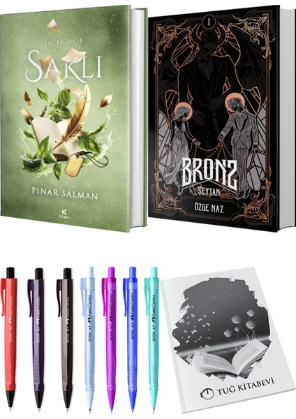 Bronz 1 Şeytan ve Saklı (Ciltli) 2'li Set - Kalem