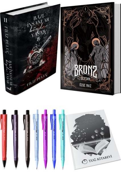 Bronz 1 Şeytan ve Bazı İnsanlar Böyle Yaşar 2 (Ciltli) 2'li Set - Kalem
