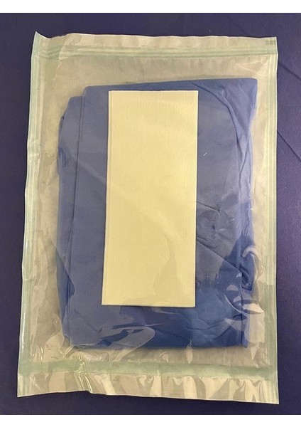 Tek Kullanımlık Steril Ribanalı Cerrahi Önlük Large Size 30 gr Eo 10 Adet