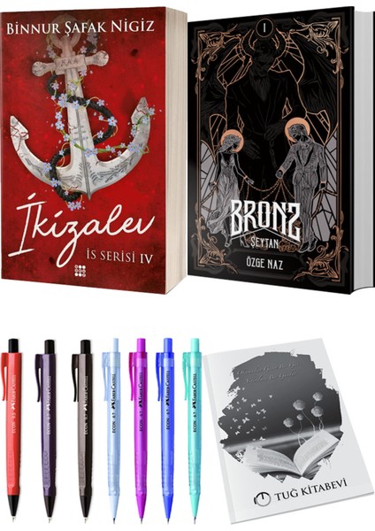 Bronz 1 Şeytan ve İs Serisi 4 İkizalev (Ciltli) 2'li Set - Kalem