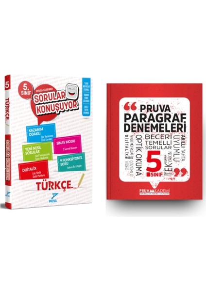 5.Sınıf Türkçe Sorular Konuşuyor / Paragraf Deneme