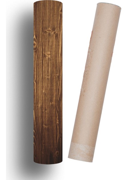 Mutfak Tezgah Üstü Ahşap Desen Kendinden Yapışkanlı Folyo Kaplama 70 cm x 100 cm