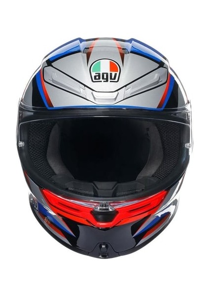 K6 S Slashcut Mavi Kırmızı Kapalı Kask fiyatları